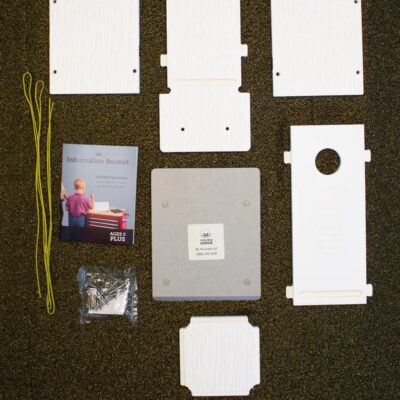 Little Bird Lodge — DIY Small Birdhouse Kit with Durable PVC and Magnetic Roof