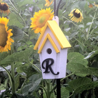Little Bird Lodge — Personalized Poly Lumber Birdhouse with Custom Colors and Magnetic Roof